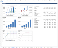 SaaS financial model