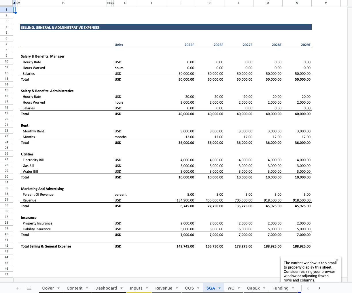 Spreadsheet