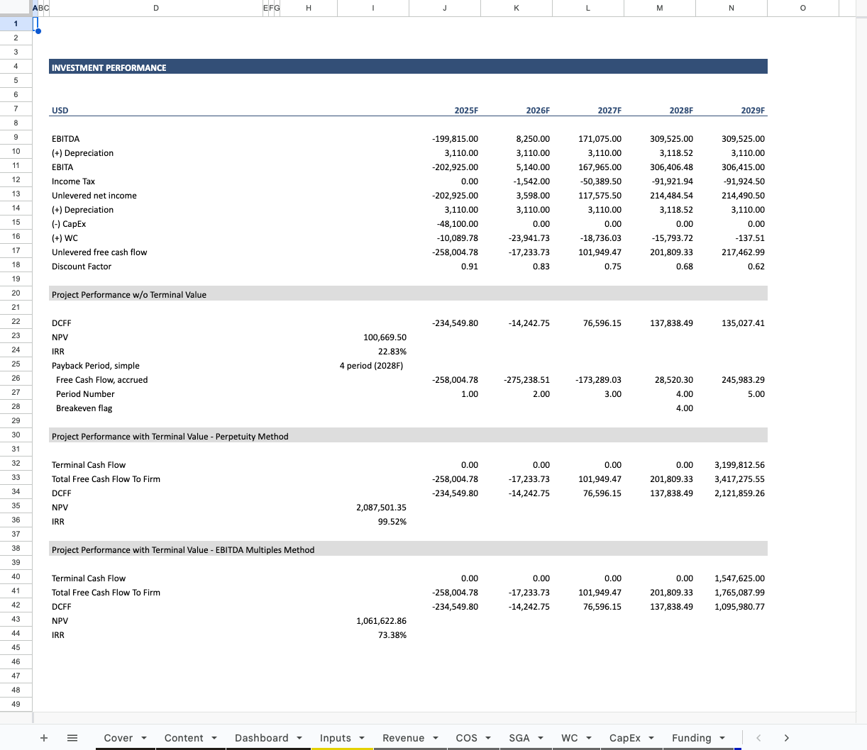 Spreadsheet