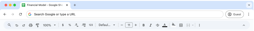 spreadsheet header